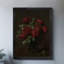 Reproduction d'art encadrée noire, "The Night dyes the red roses", reproduction d'art classique-2017475451