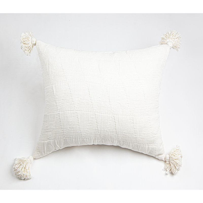 Zeye Cotton Geometric Sham Set, Euro