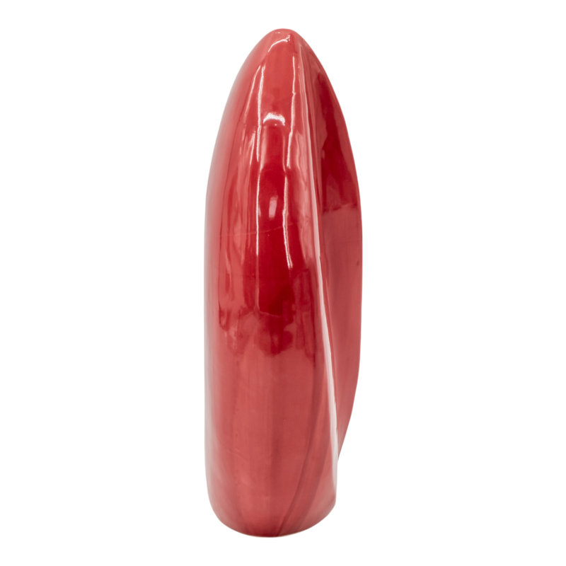Handmade Ceramic / Porcelain Table Vase, 16.75" H x 11" W x 5" D