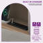 Metal Platform Bed with Bookcase Headboard and LED Lights-1385262315-1385262316