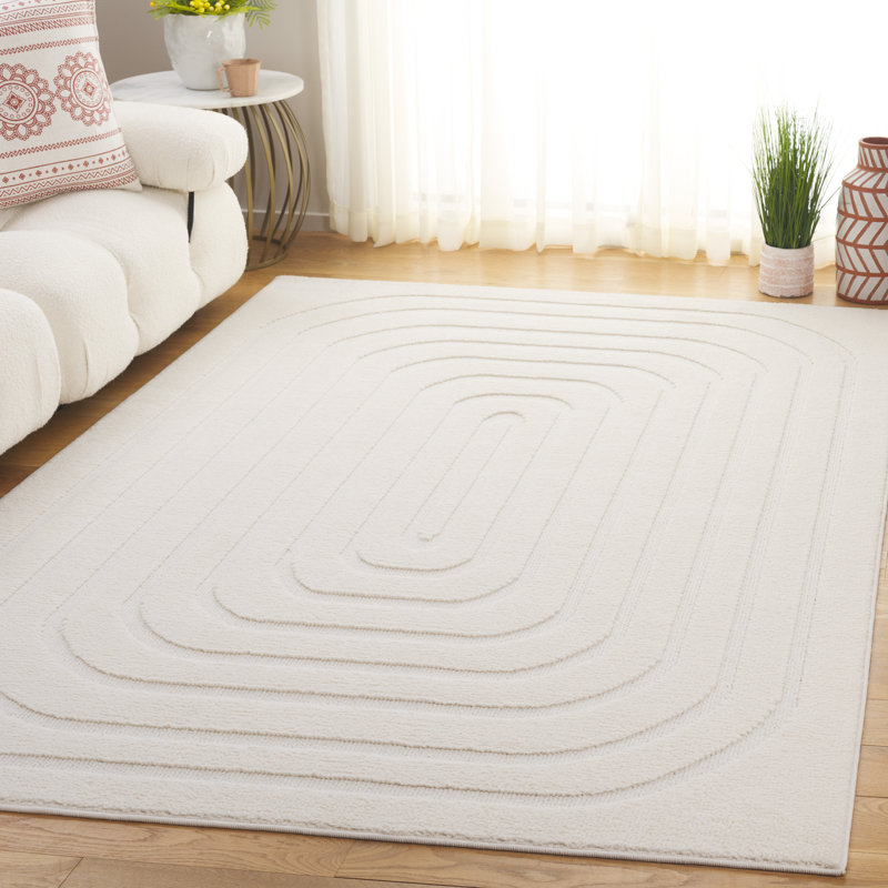 Tapis à motif géométrique Jeylianis Ramona, Rectangle 5 pi 3 po x 7 pi 6 po