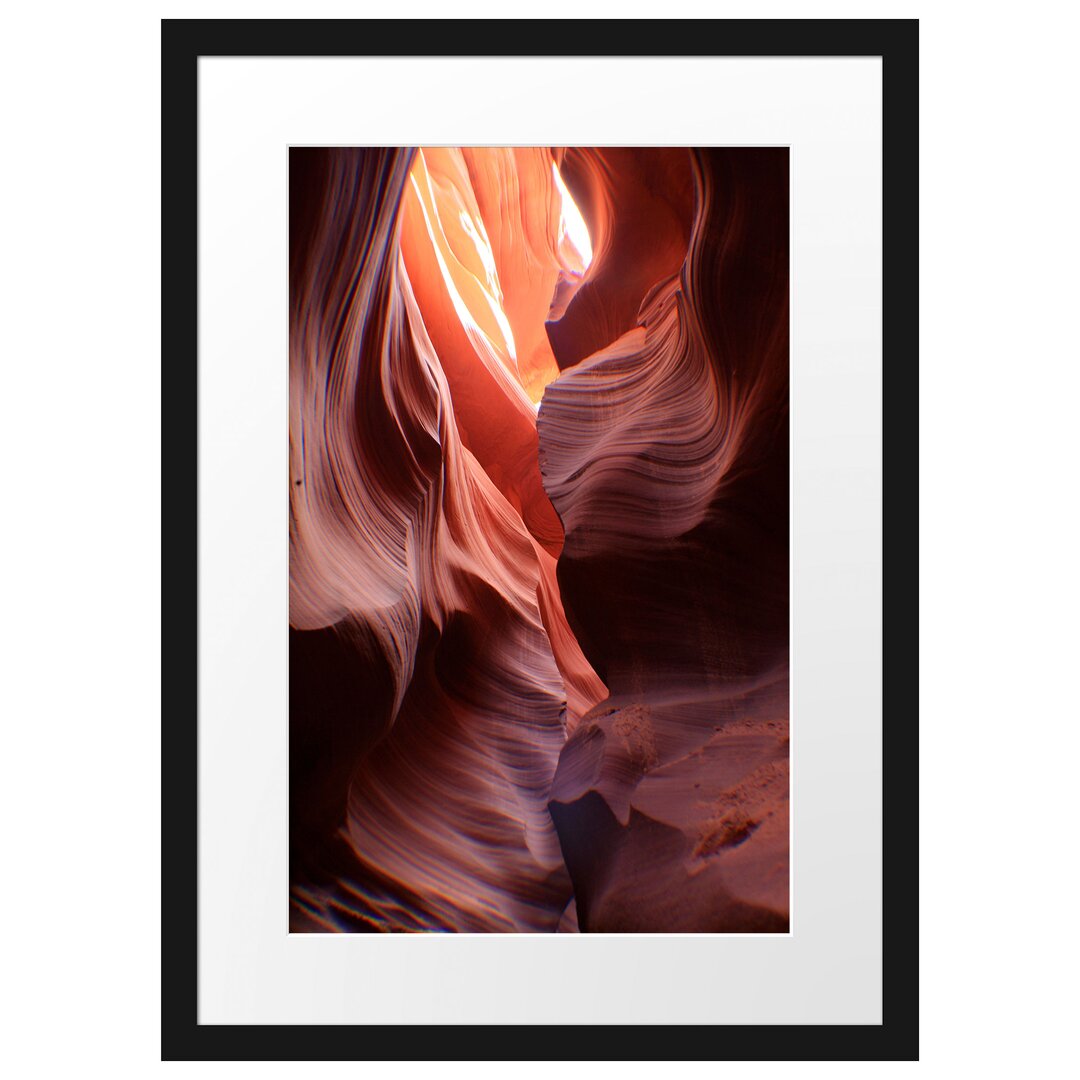 Gerahmtes Poster Antelope Canyon Arizona