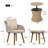 5 Pieces Patio Sets, Furniture Chair Sets, Patio Conversation Set With Wicker Cool Bar Table, Ottomans,Outdoor Furniture Bistro Sets-1519421111