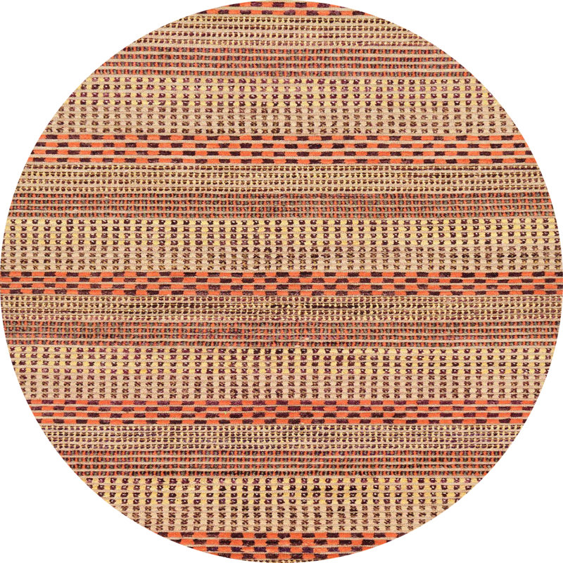 Abstract Indoor Rug, Round 3'