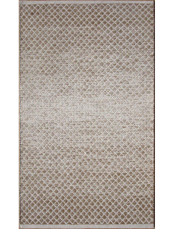 Tapis brun tissé à la main Parker, Rectangle 5 pi x 7 pi 6 po