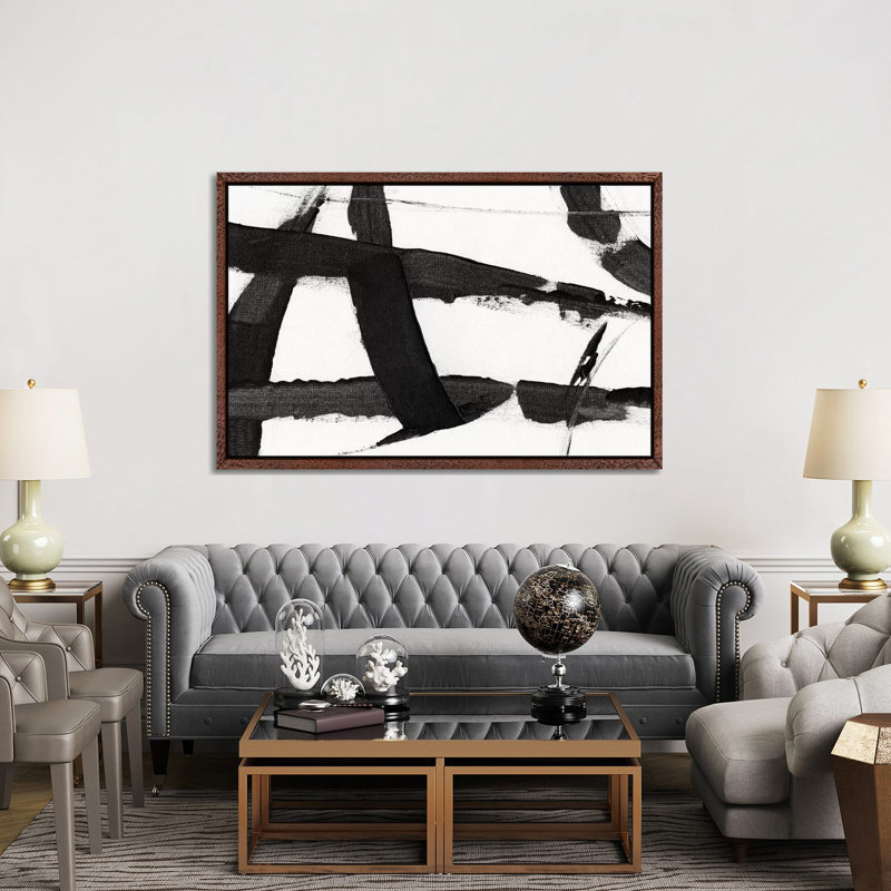 Obsidian Harmony II by Tim Otoole - Wrapped Canvas Gallery-Wrapped Canvas Giclée, Classic Wood Floater Framed