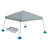 Sunjoy  10' × 10’ Floating Pool Canopy with Hand Carry Bag and Tray,Steel and Aluminum Frame Floating Tent with PVC Floats,Gary and Navy-112438604