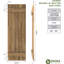 Volets de planche-n-lattes (par paire) Americraft (2 lattes)-78949582-78949590-78949650