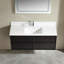 Armoire murale de salle de bain flottante de style médiéval avec évier 48 po