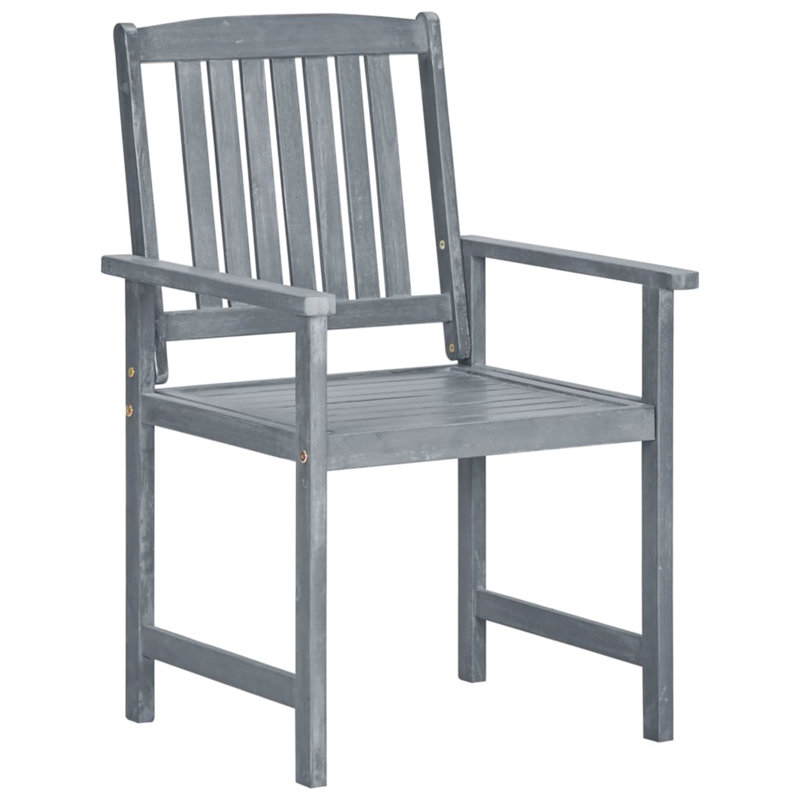 Chaise de patio avec coussins Ariyeh, Taupe, Gris