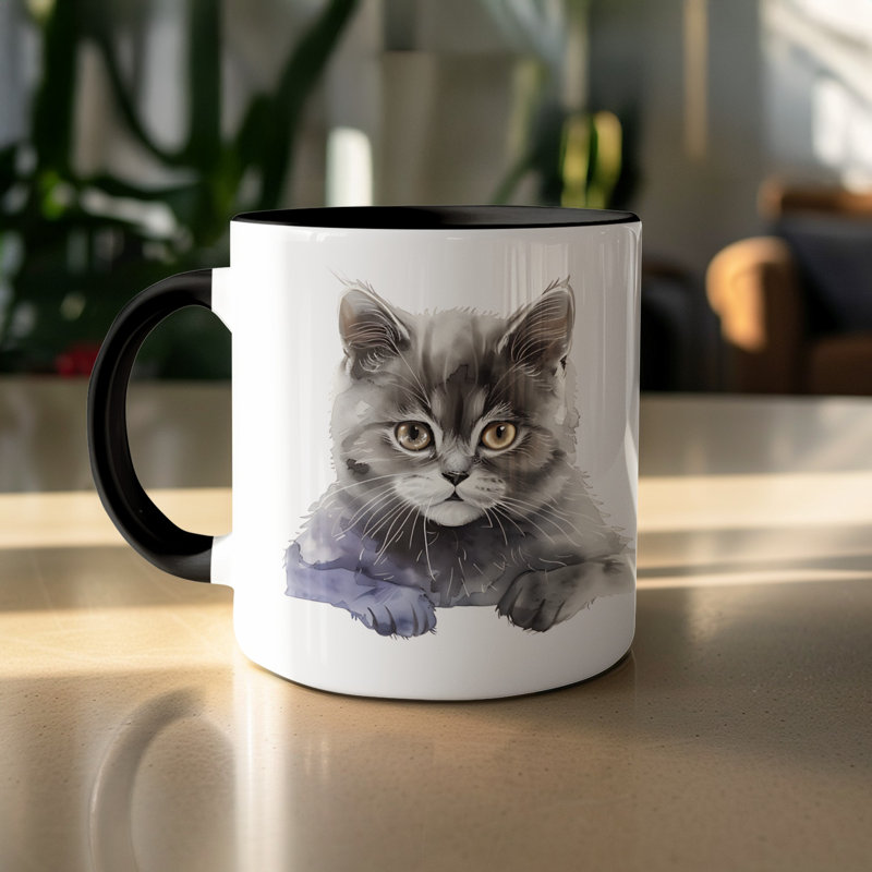 Ceramic Coffee Mug, 1, Black