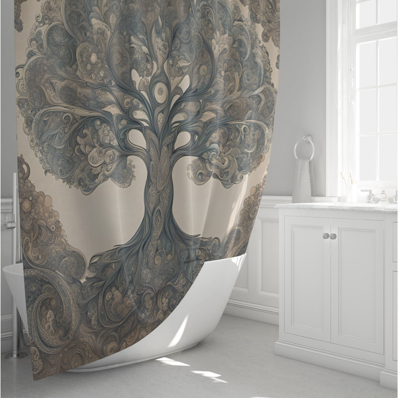 Charlemont Floral Shower Curtain, 70" W x 72" L
