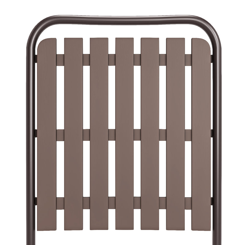 2 chaises et une table pliantes, capacité de 350 lb, confort respirant, installation rapide pour l'extérieur en verre, charge lourde, terrasse