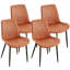 Chaises de salle à manger, chaises de cuisine rembourrées, chaises d'appoint avec pieds en métal-1516725510-1516725513