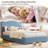 Full Velvet Kids Bed Frame with 2 Drawers, Noise Free, Blue-2114767311-2114767312