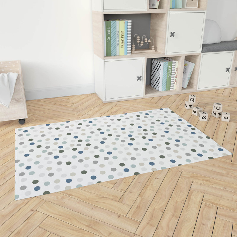 Tapis de jeu Always Polka Kids, Rectangulaire 3 pi x 5 pi