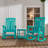 Outdoor Patio HDPE Rocking Adirondack Chair-930783622