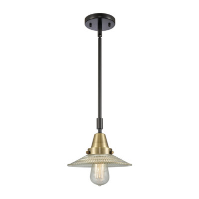 Luminaire suspendu conique à 1 lumière Cahaba