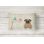 Coussin lombaire intérieur/extérieur en tissu christmas fait main-22322755