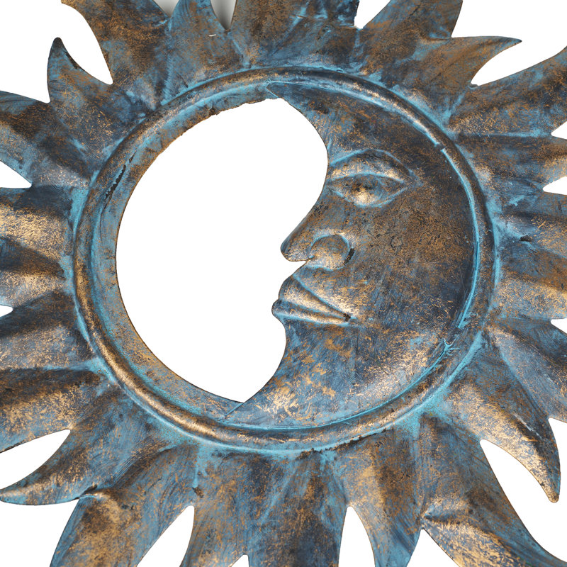 Plaque de jardin demi-lune soleil face Nagel, Tanné