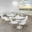 Chaise d'appoint blanche Makale