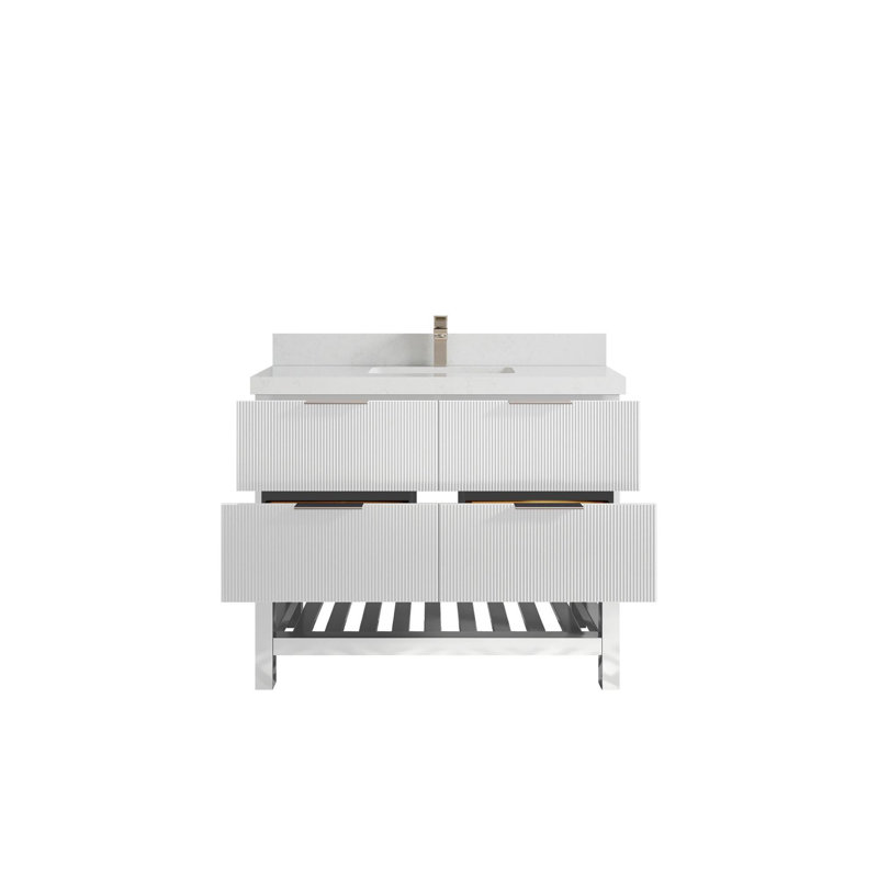 Meuble-lavabo simple avec plateau Catalina 42