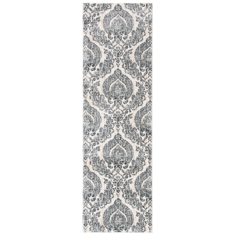 Swindle Damask Hand Woven Area Rug, Runner 66 x 213 cm