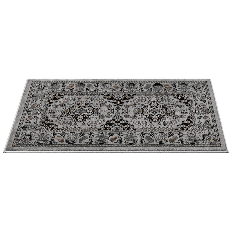 Eden Floral Indoor / Outdoor Area Rug, Rectangle 60 x 110 cm