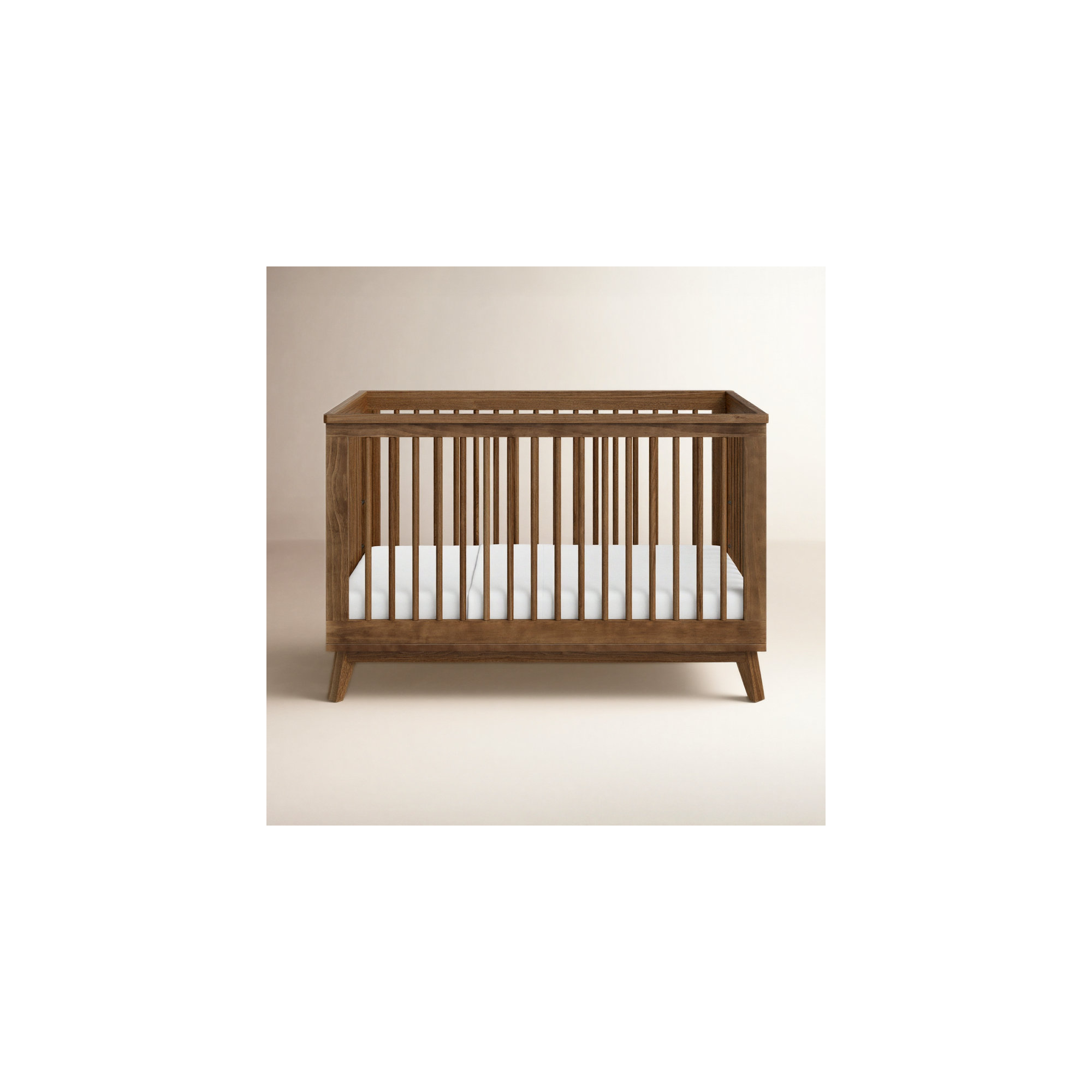 Scoot 3-in-1 Convertible Crib, Natural Walnut