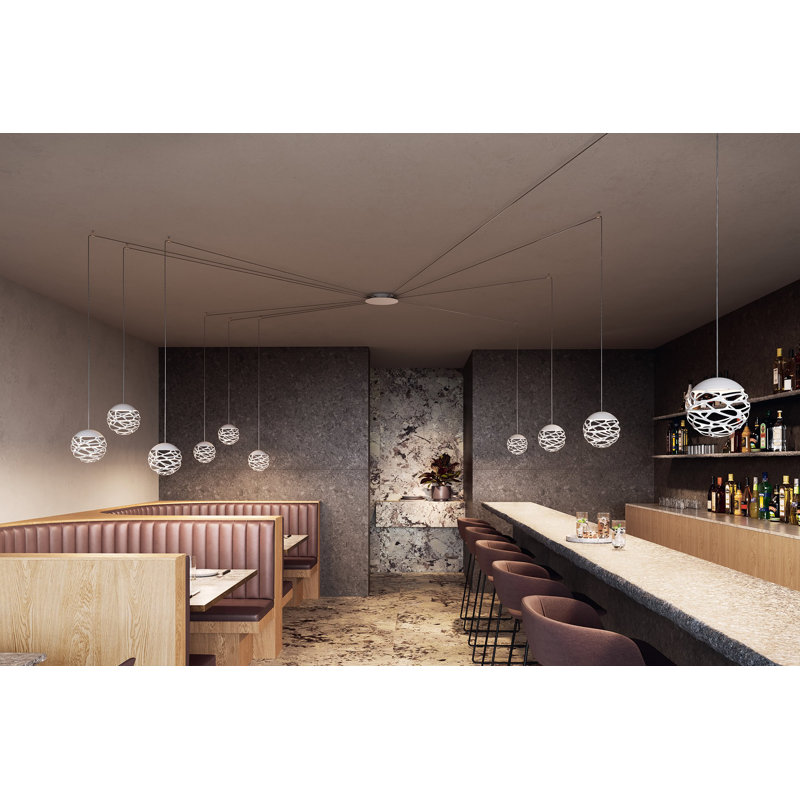 Lodes Kelly Cluster Suspension Lamp Line-V, Matte White