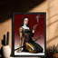 Reproduction d'art encadré noir rétro-1416867988