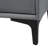 Hedviga Baxton Studio Etienne Modern Slate Grey Velvet 2-Drawer Nightstand