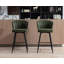Tabouret de bar rembourré avec repose-pieds-105845135