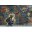 Papier peint graffiti brique, jeune homme énergique-421306326-421306331