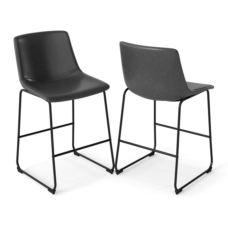 Hartin 29" Bar Stool, Gray