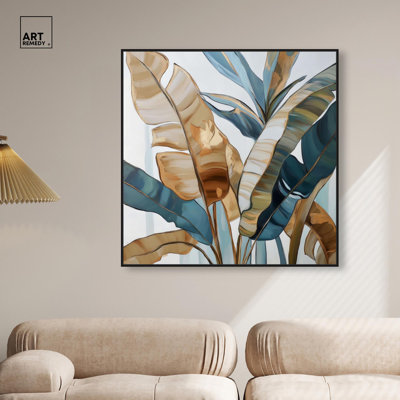Paradise Fronds II Canvas Tropical Floral Art by