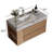 36" Bathroom Single Modern Vanity with Marble Top,2 Drawers-1584992679