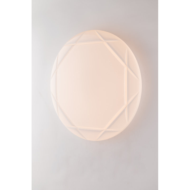 Candeece Acrylic Flush Mount, 50Cm x 50Cm x 7Cm