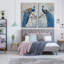 Paon sur une branche, impression sur toile 2 pièces-569921165