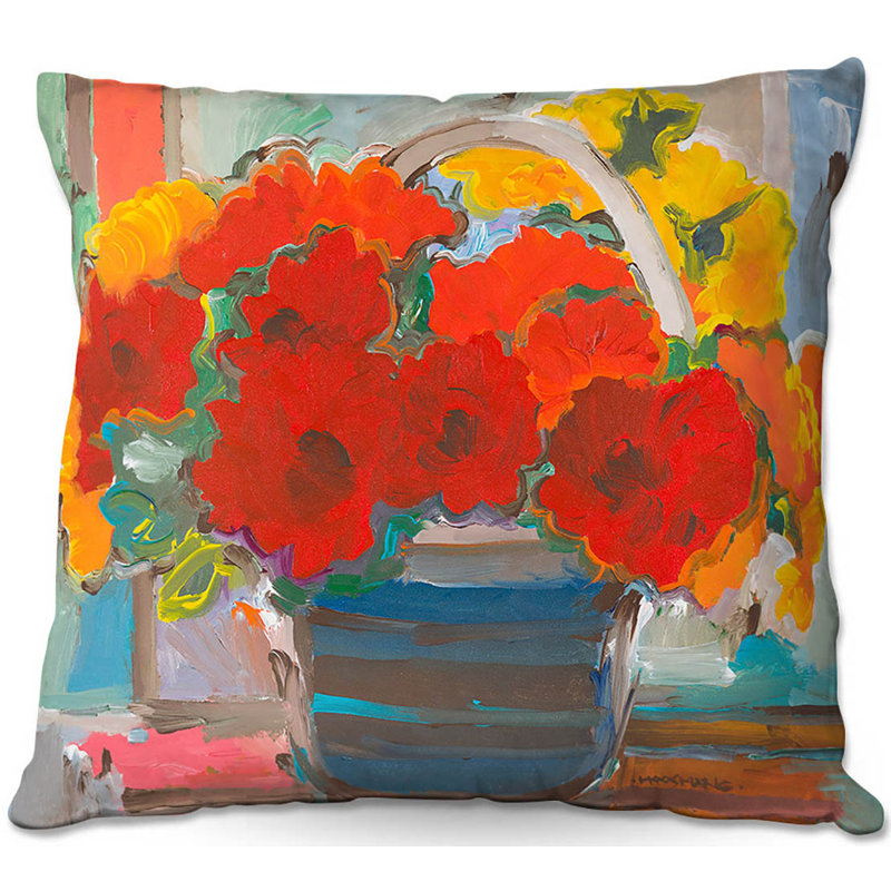 Reversible Throw Pillow, 16" x 16"