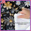 Édredon doré à motif floral-128737052