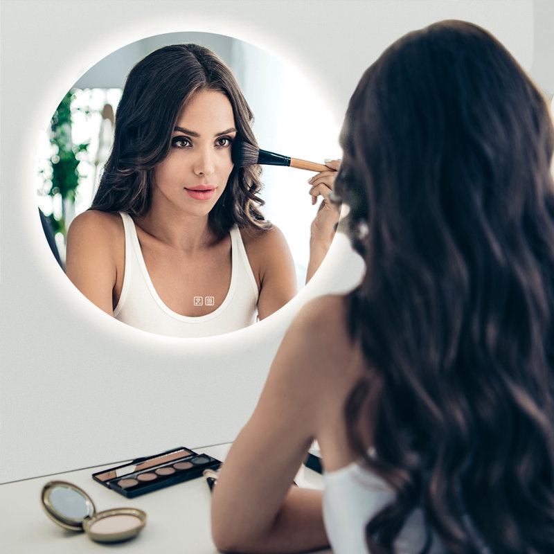Naliyah Flat Wall Mirror, 28" x 28"