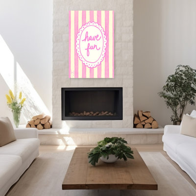 «Have Fun Whimsical Abstract», art mural contemporain