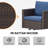 Kaneidra 7 - Person Patio Conversation Set with Cushions-1613843505