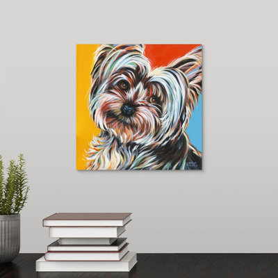 " Sweet Yorkie II " by Carolee Vitaletti