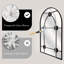Miroir mural en métal Joudy-463001116
