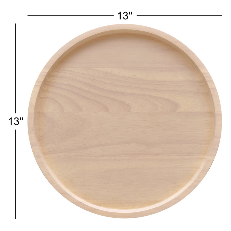 Noritake Hammock Wood Round Charger, 13"