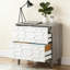 Classeur 2 tiroirs, armoire de rangement spacieuse-1445424661