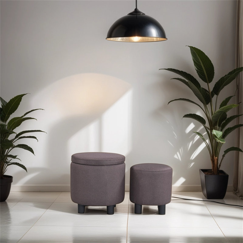 Repose-pieds Hinote, Fibre de carbone gris foncé