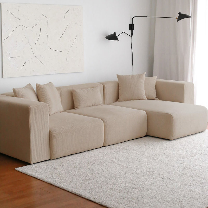 Canapé d’angle, Beige